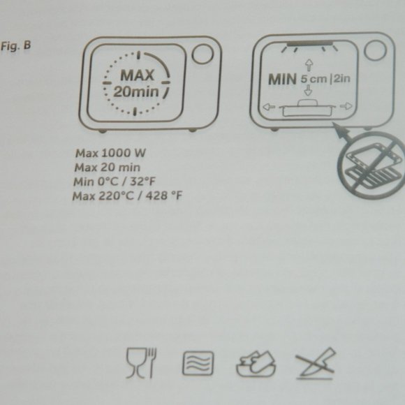 Tupperware MicroPro Grill for Microwave Pot Cooker Grill Blue Silver - Picture 10 of 14